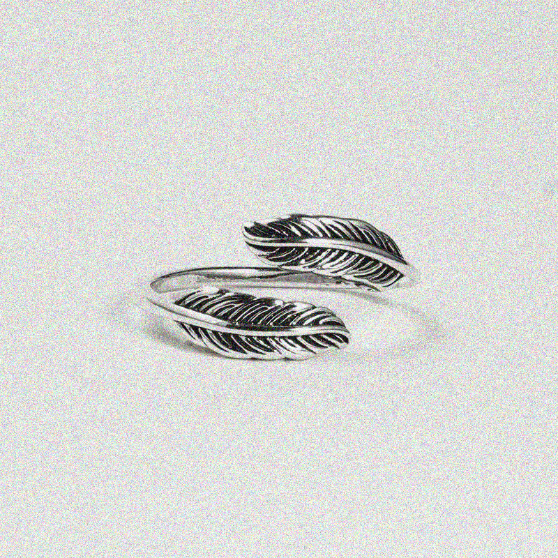 Vintage Feather Ring.