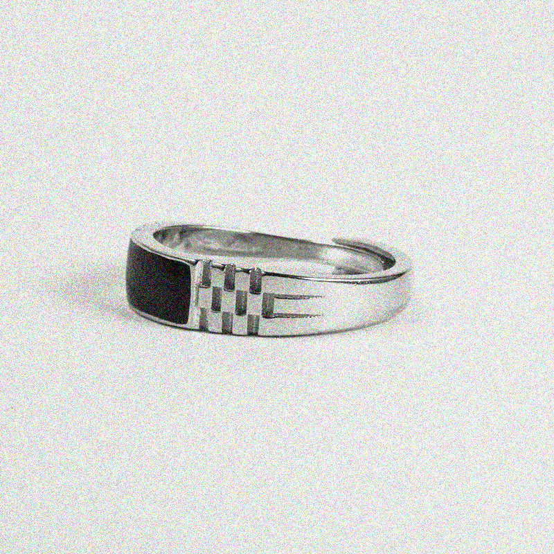 Black CheckMate Ring.