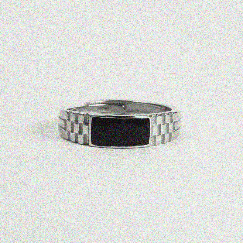 Black CheckMate Ring.