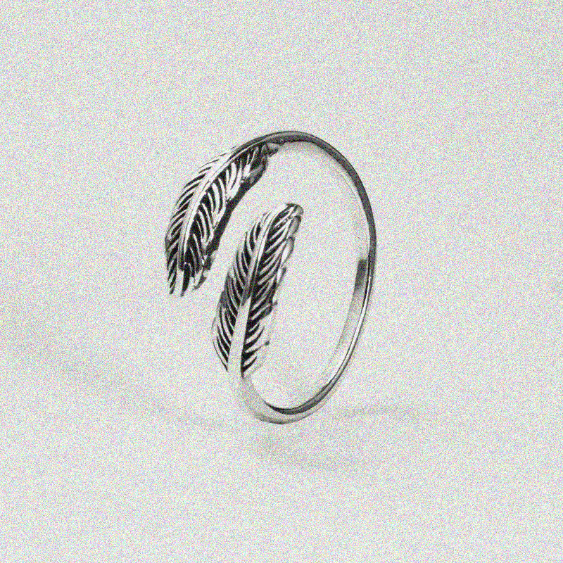 Vintage Feather Ring.