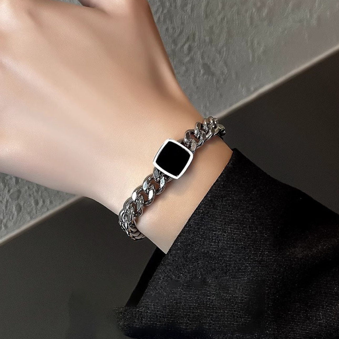 Black Cubic Bracelet