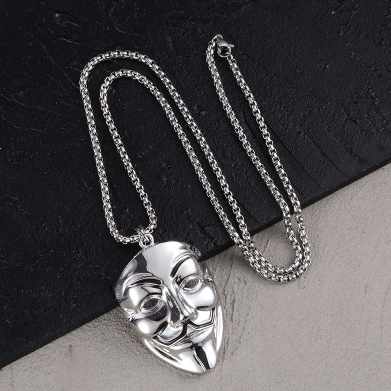 Mask Pendant Necklace