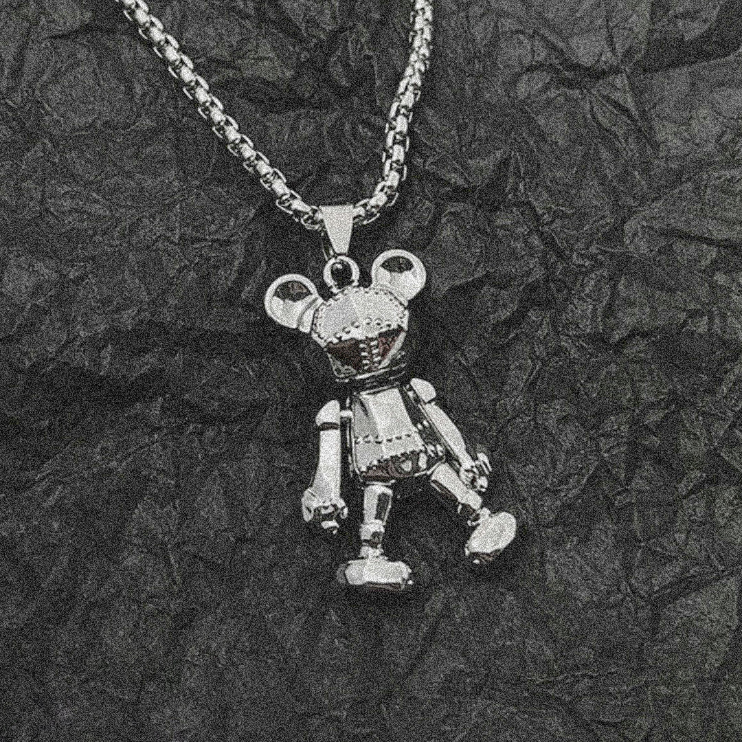 Robot Pendant Necklace