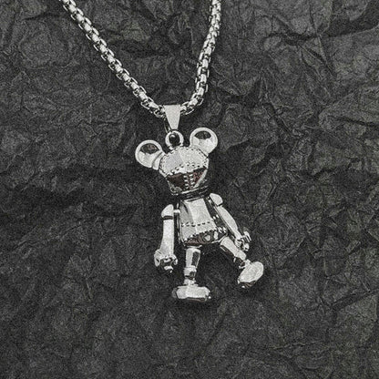 Robot Pendant Necklace