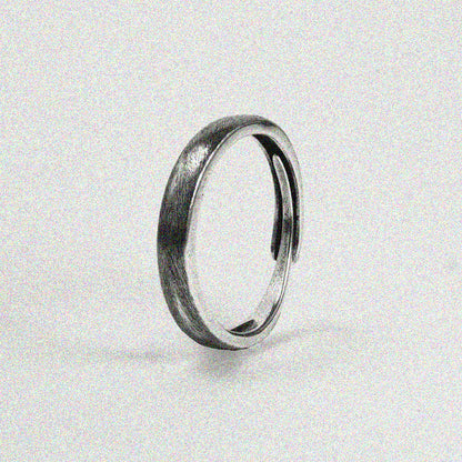Black Polished Ring.