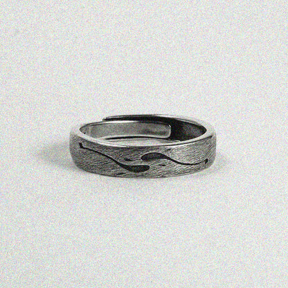 Black Yin Yang Ring.