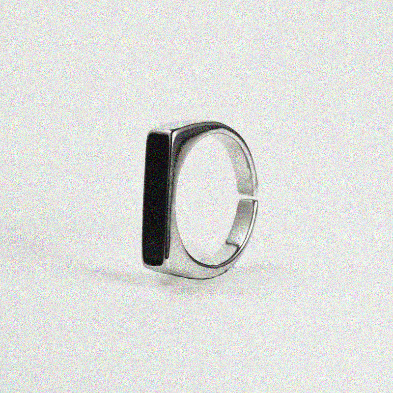 Black Rectangle Ring.