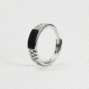Black CheckMate Ring.