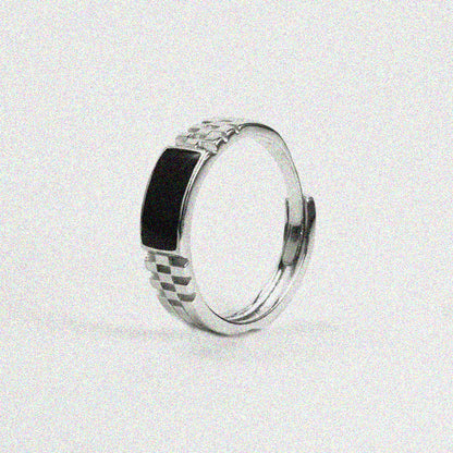 Black CheckMate Ring.