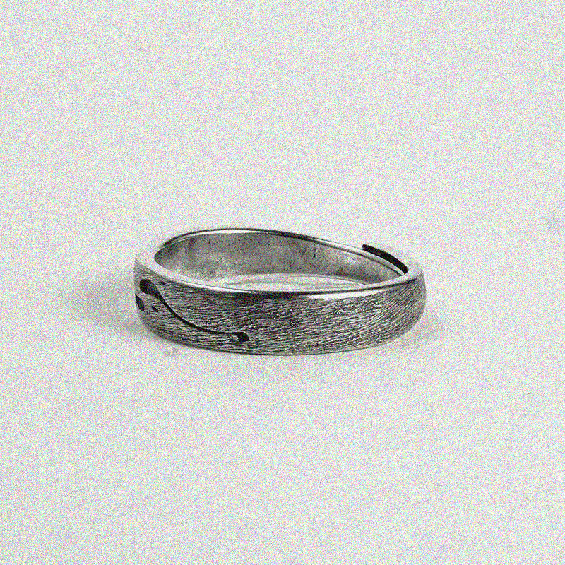 Black Yin Yang Ring.