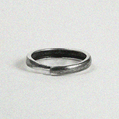 Black Polished Ring.