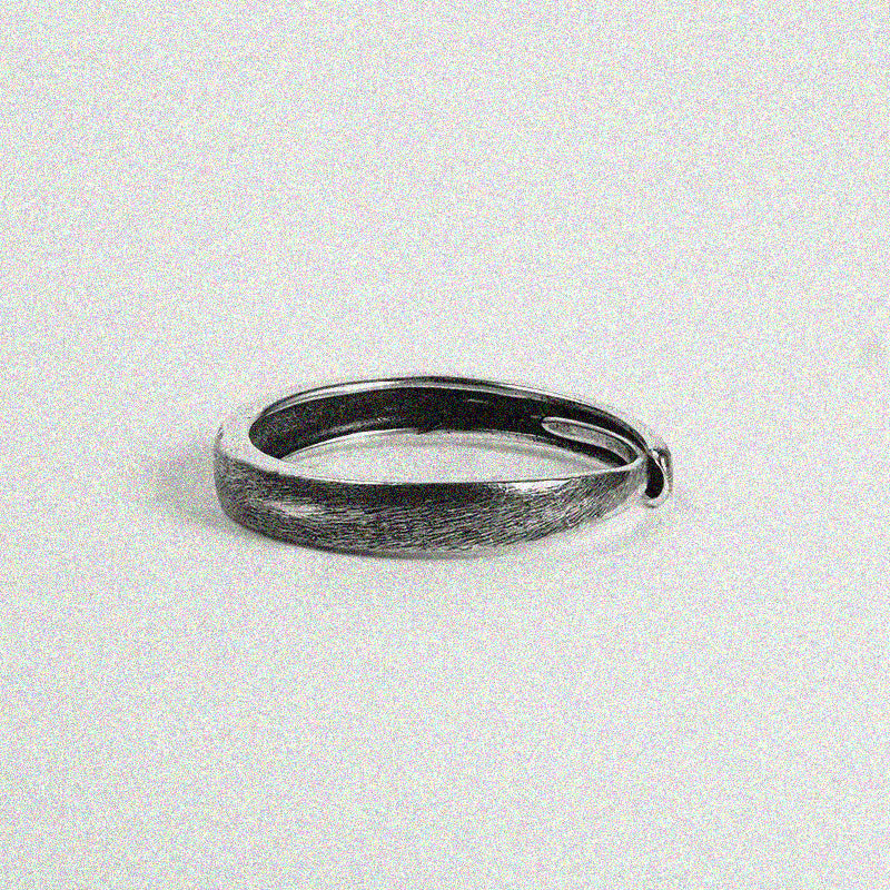 Black Polished Ring.