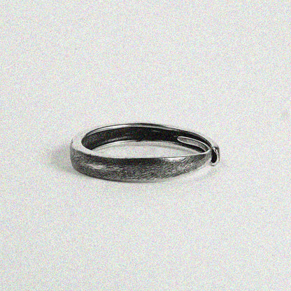 Black Polished Ring.