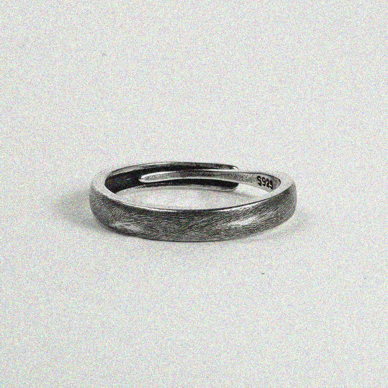 Black Polished Ring.