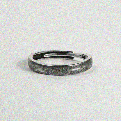 Black Polished Ring.
