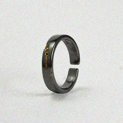 Black Larvae Ring.