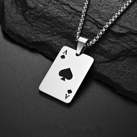 Kalung Loket Ace Hitam
