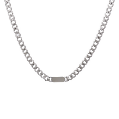 Plate Pendant Necklace