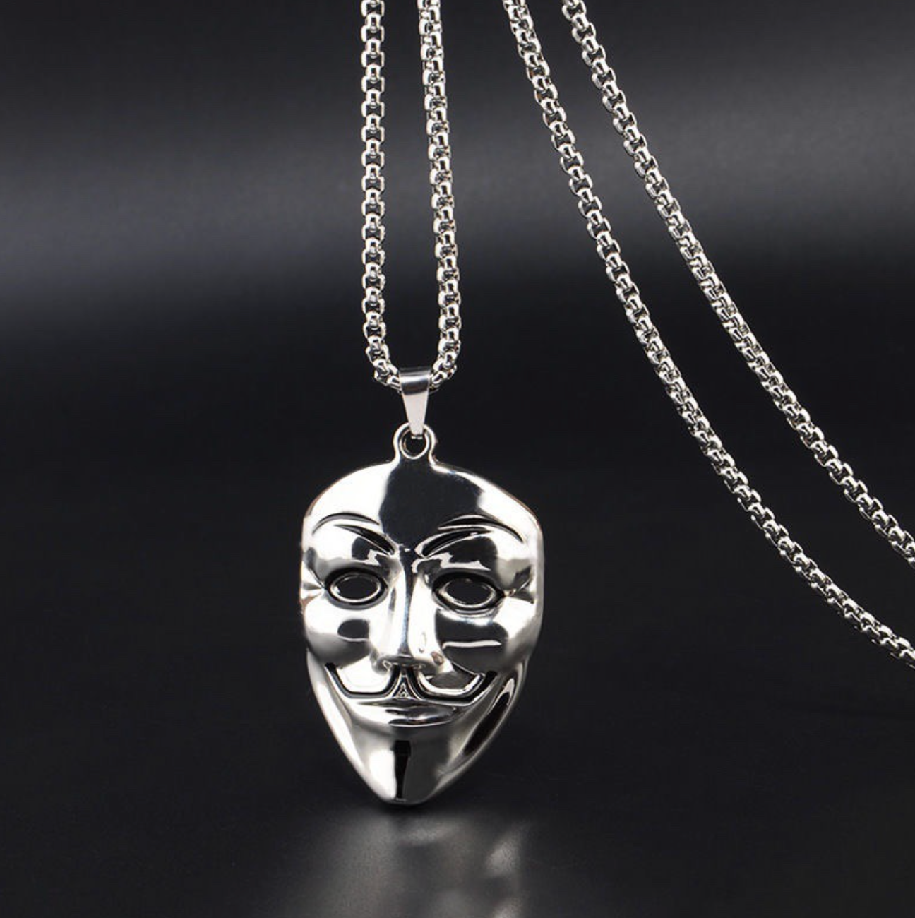 Mask Pendant Necklace