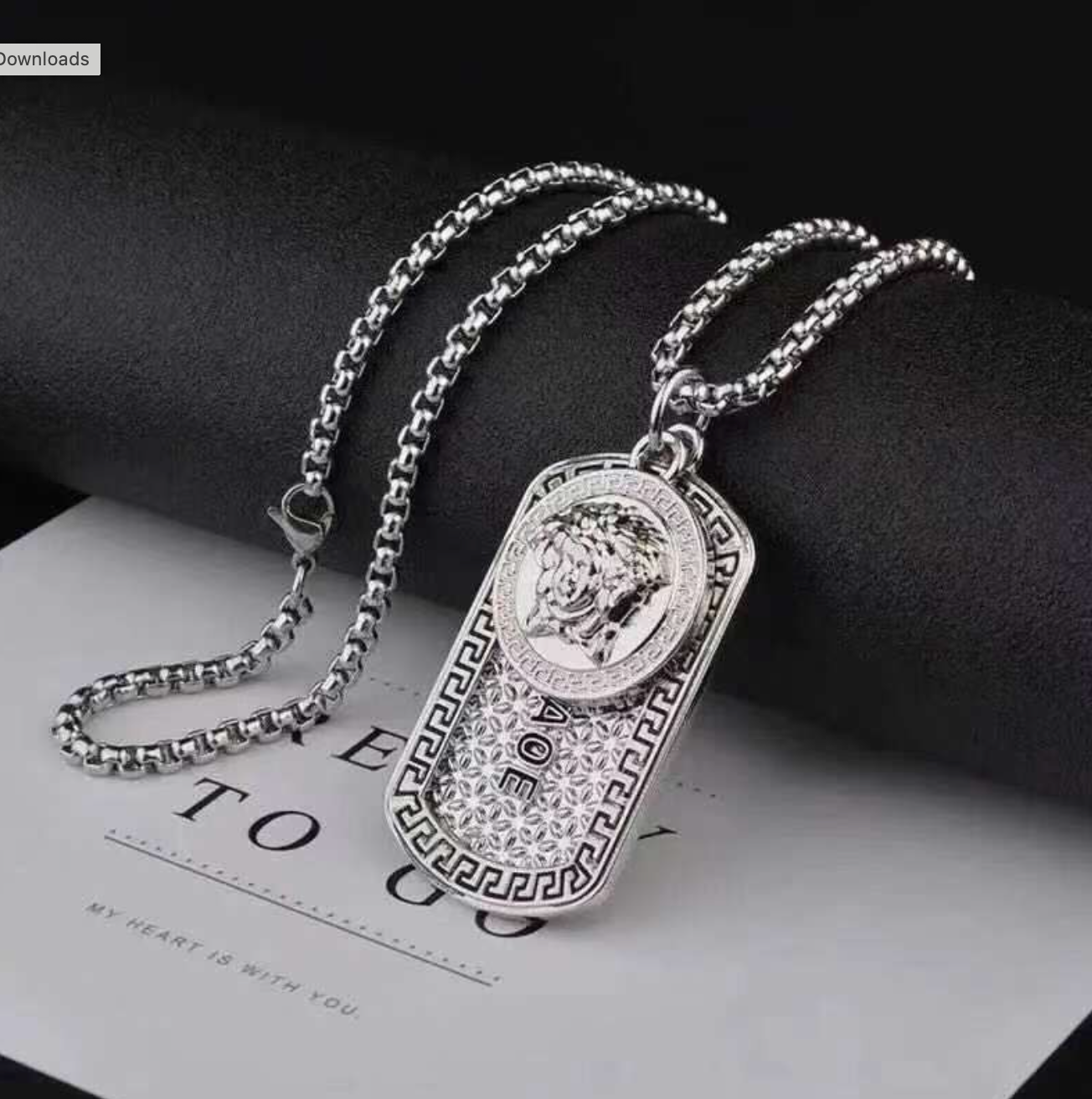 Vers@ce Pendant Necklace