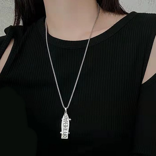 Off-the-Wall Pendant Necklace