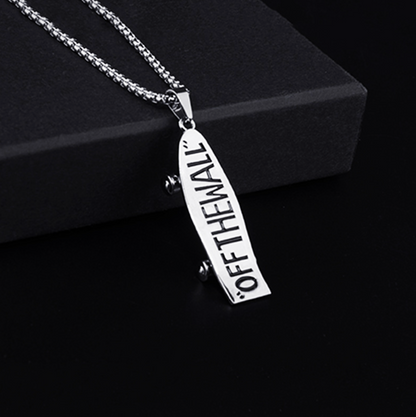 Off-the-Wall Pendant Necklace