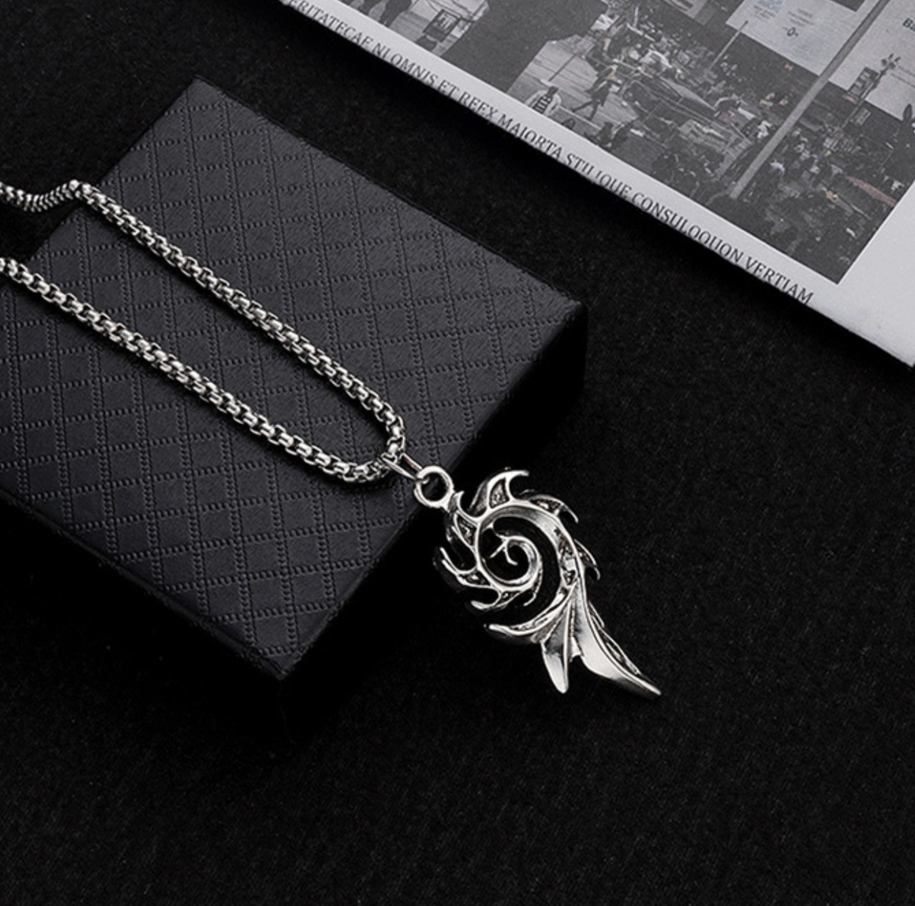 Flame Pendant Necklace