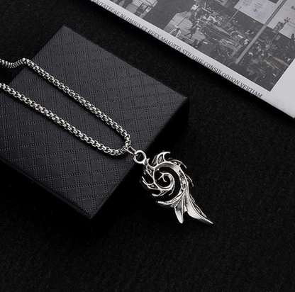 Flame Pendant Necklace