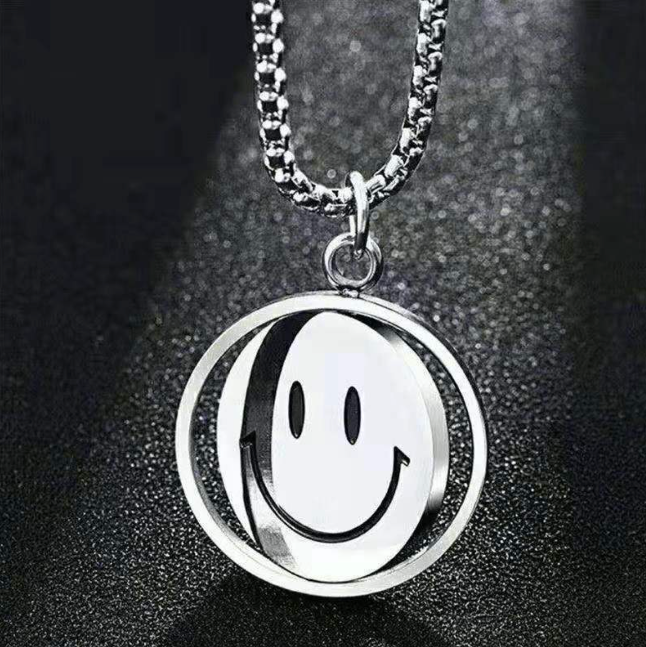 Smiley Pendant Necklace