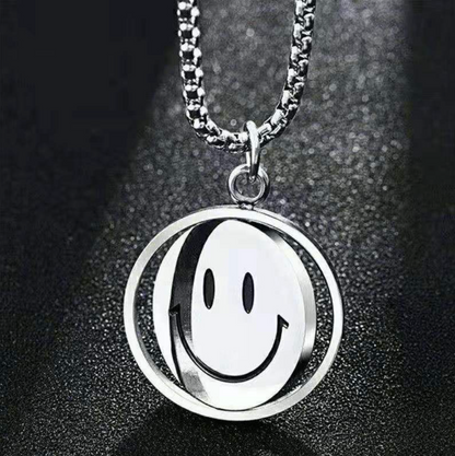 Smiley Pendant Necklace