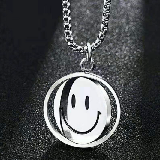 Smiley Pendant Necklace