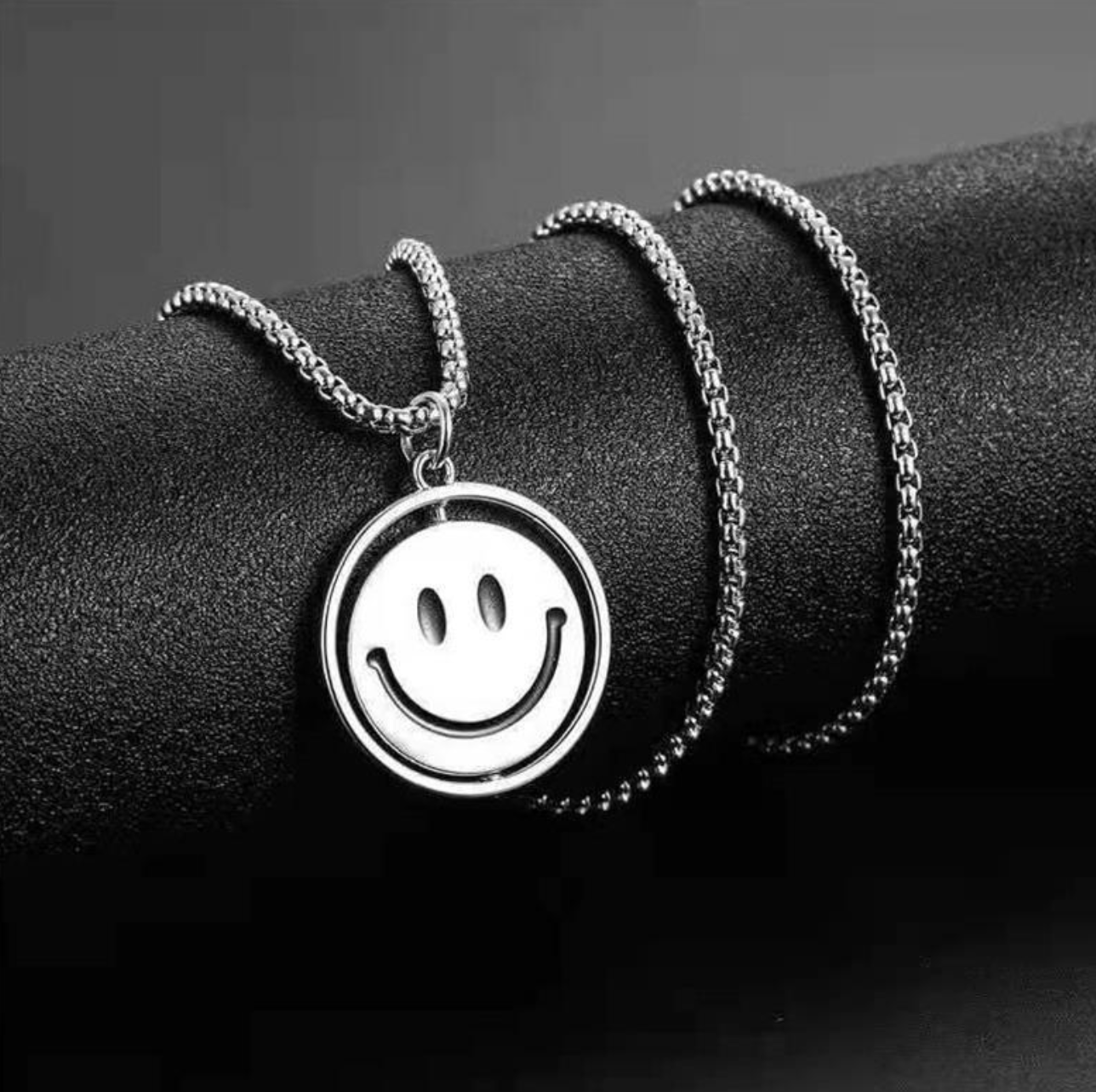 Smiley Pendant Necklace