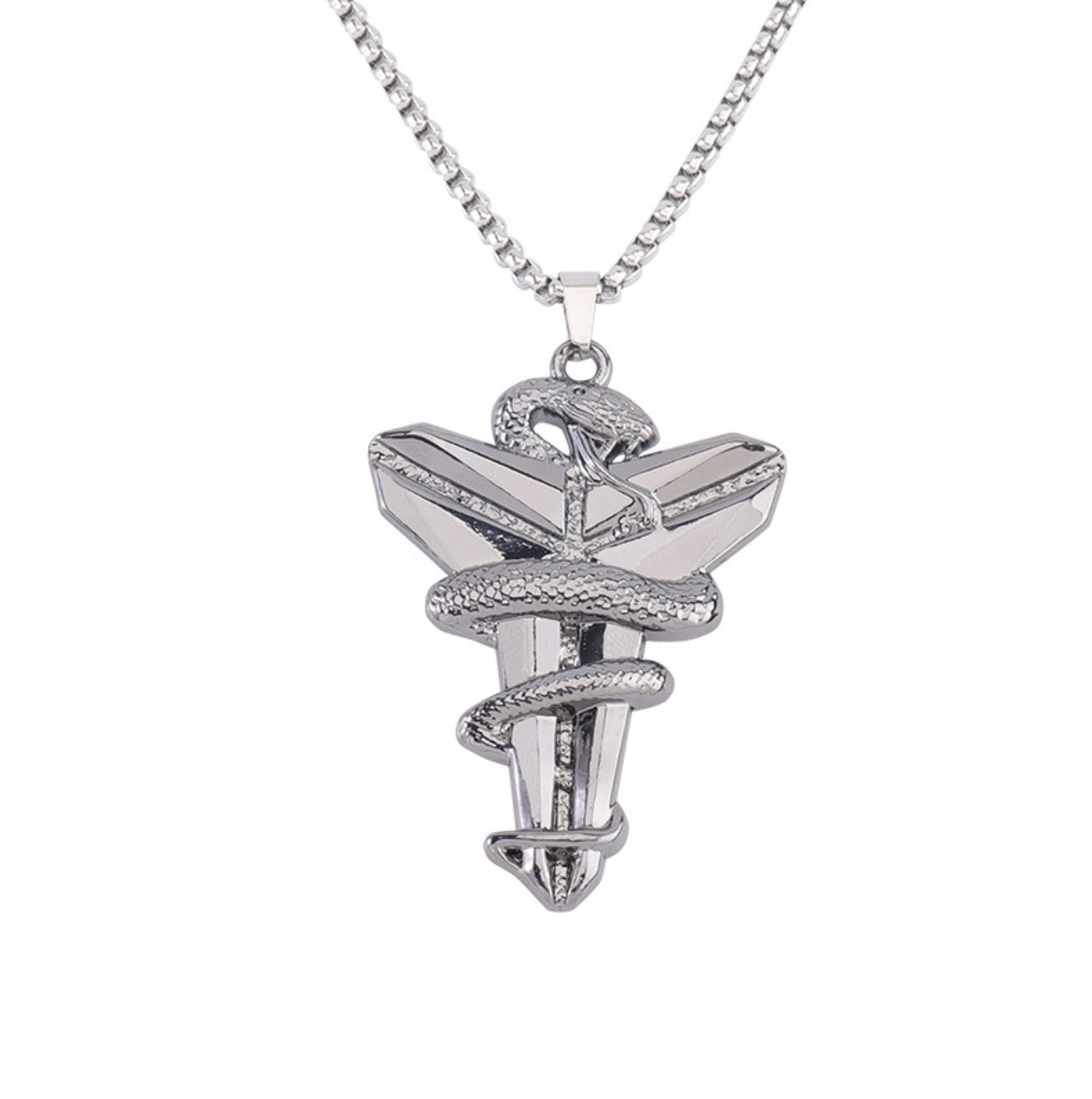Black Mamba Pendant Necklace